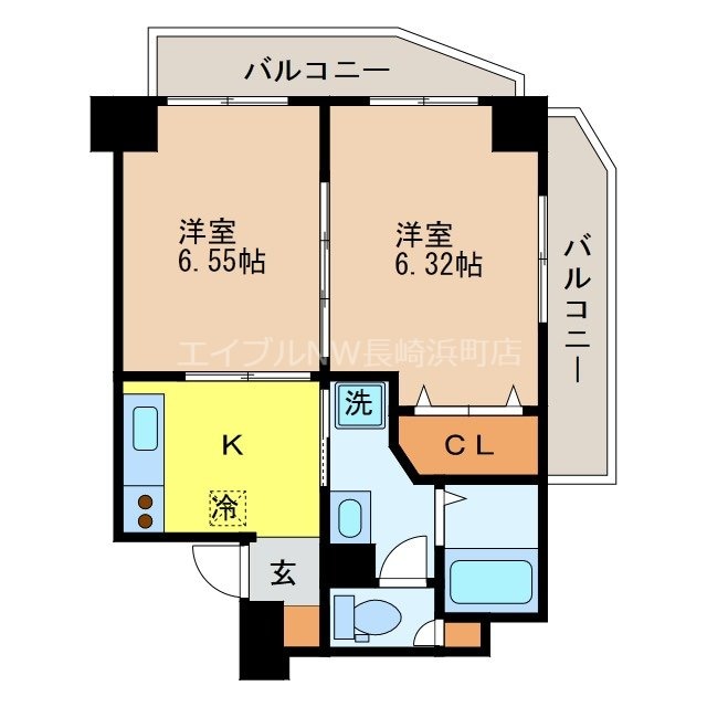 ウィング弐号舘の物件間取画像