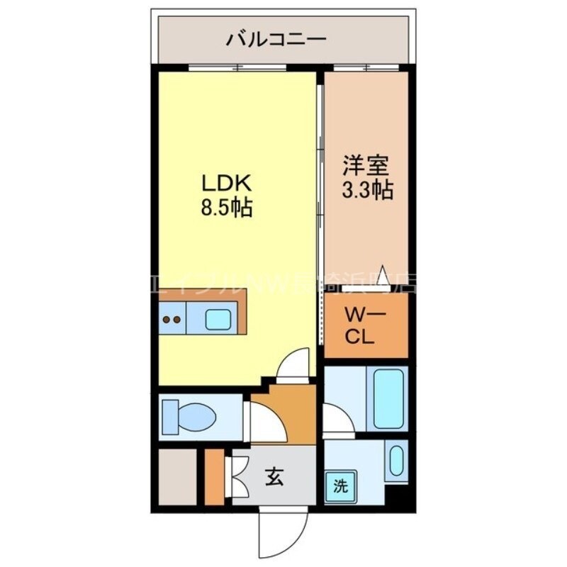 デ・クメール滑石の物件間取画像