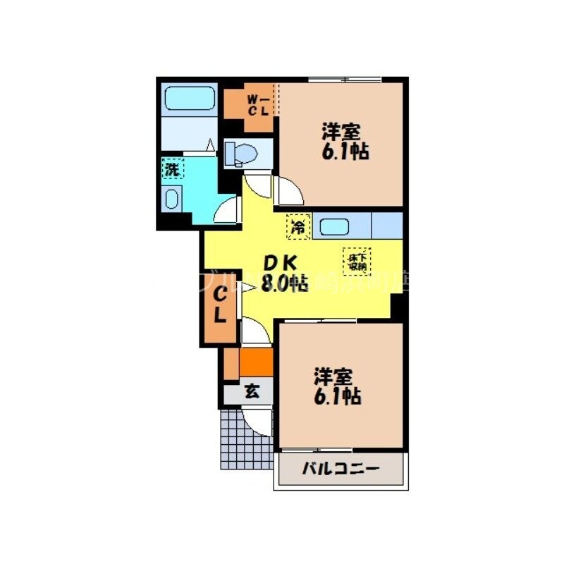 グラシアスSの物件間取画像