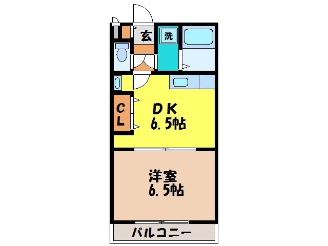 ひまわり九番館の物件間取画像