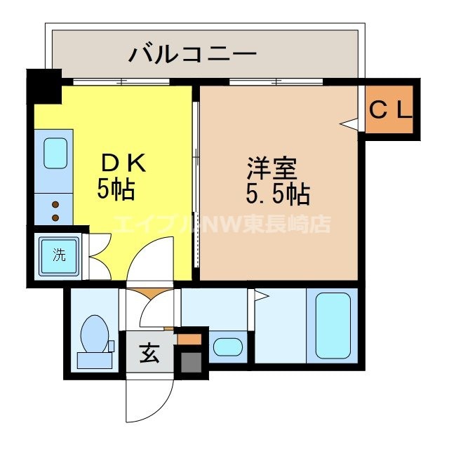 ラフィネ樺島の物件間取画像