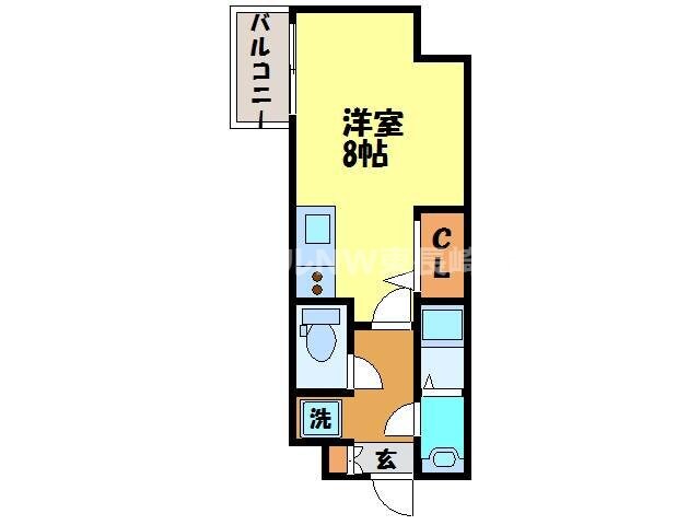 モンテスタイル鍛冶屋町の物件間取画像