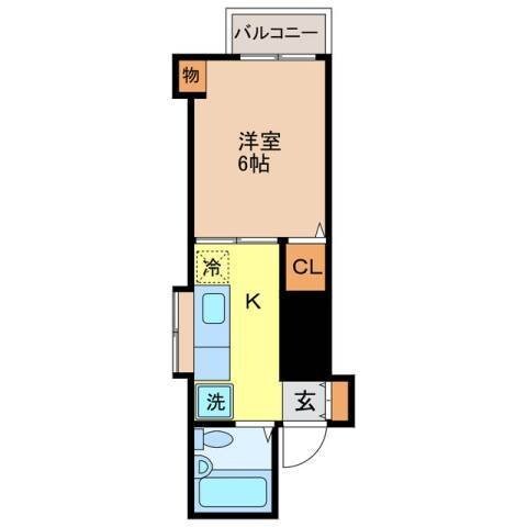 シャトー稲田の物件間取画像