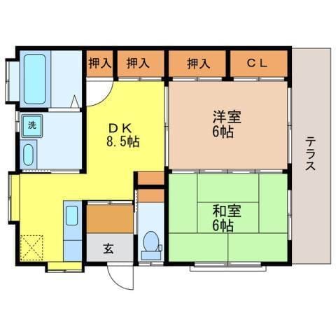 エトワール愛宕の物件間取画像