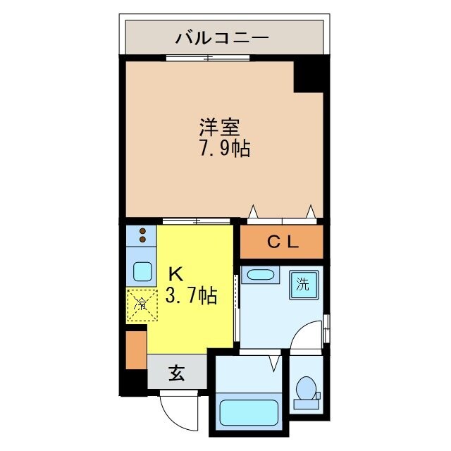 Earl Grey マンション大橋の物件間取画像