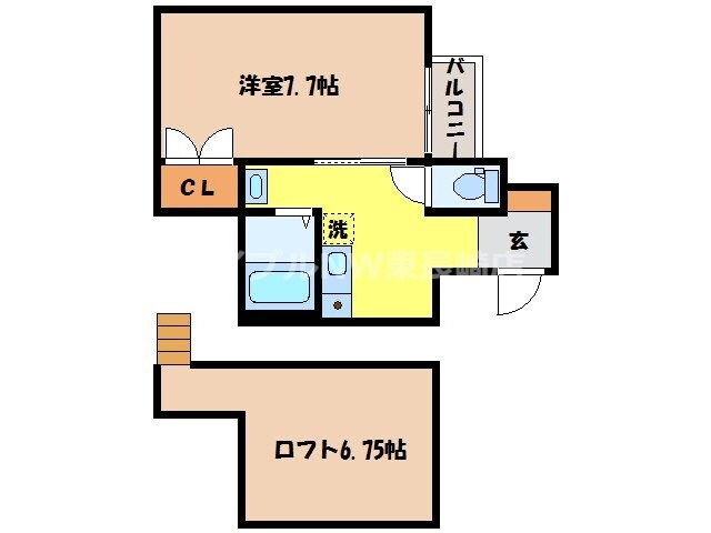 BRAVAS-Iの物件間取画像