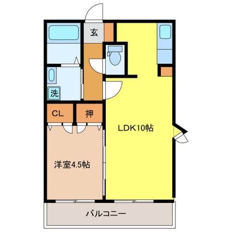 La・Piare諫早の物件間取画像