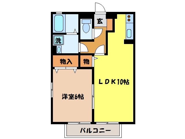 リヴィエール　モナリエの物件間取画像