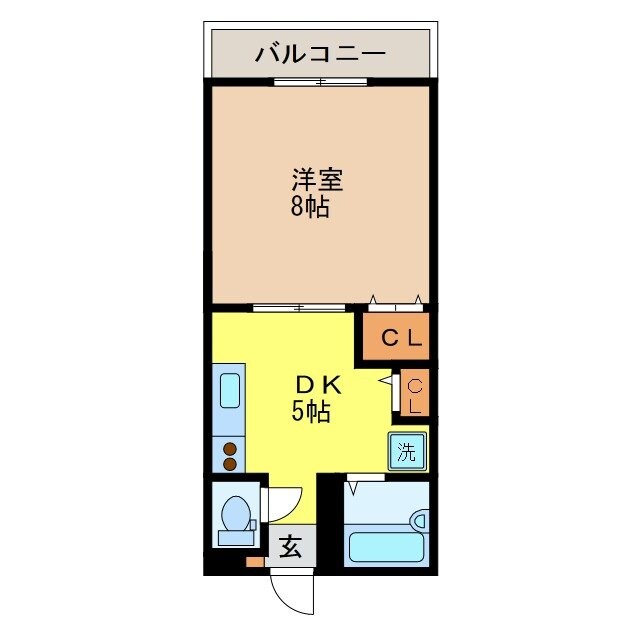 岩屋橋駅 徒歩12分 2階の物件間取画像