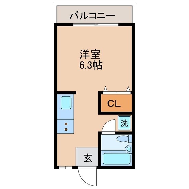 崇福寺駅 徒歩12分 2階の物件間取画像