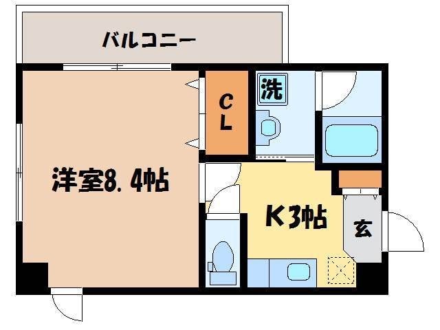 グリーンコート樺島の物件間取画像