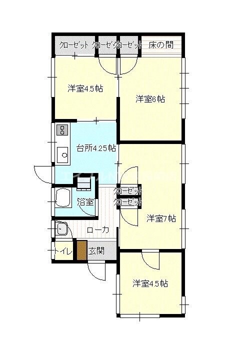 風頭戸建ての物件間取画像