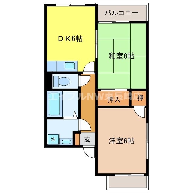 テラス明の物件間取画像