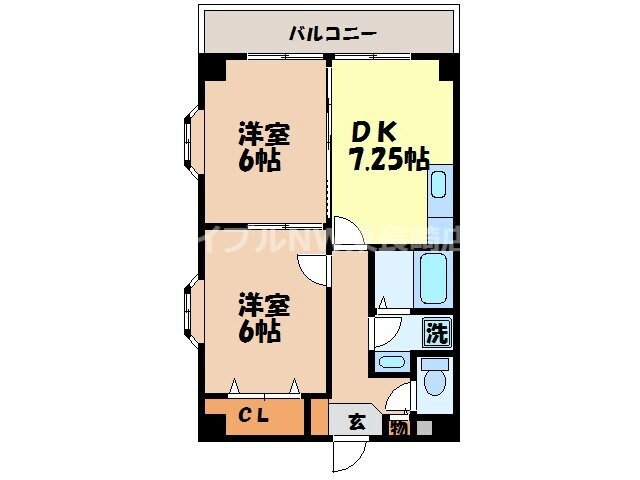 パルコートの物件間取画像