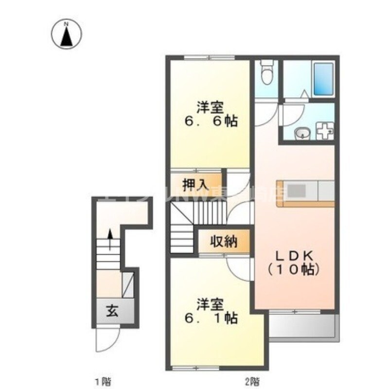 フェアリーハウス北村の物件間取画像