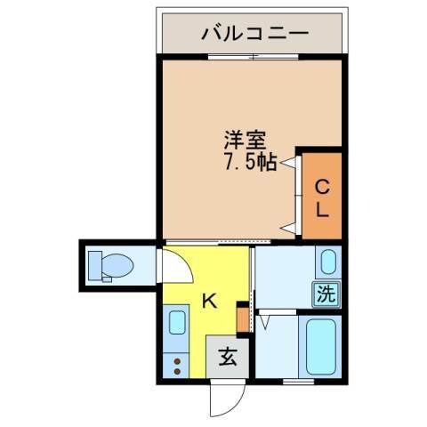 蛍茶屋SCの物件間取画像