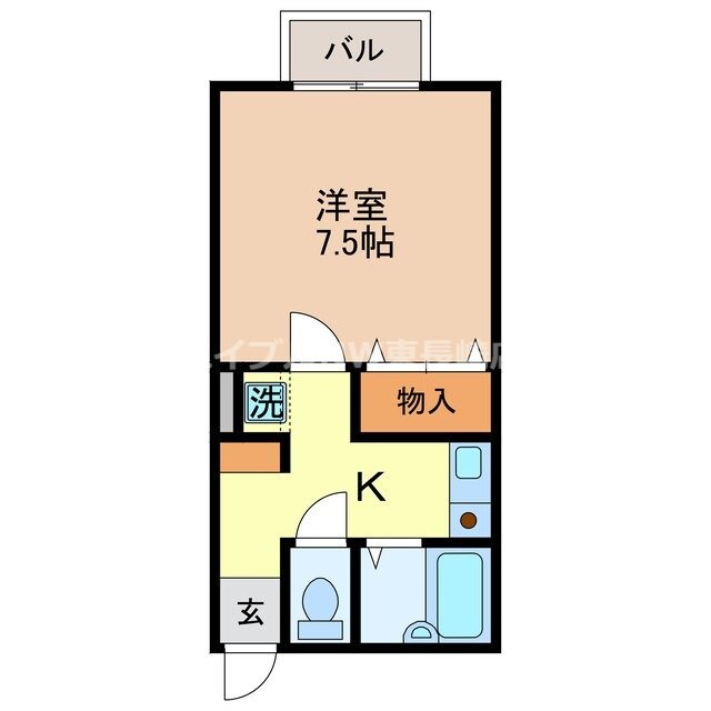 セジュール辻本Ⅱの物件間取画像