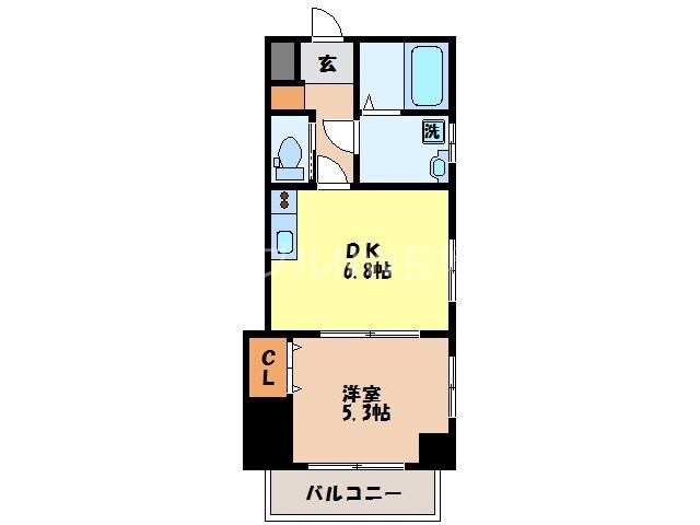 ライズBLDの物件間取画像