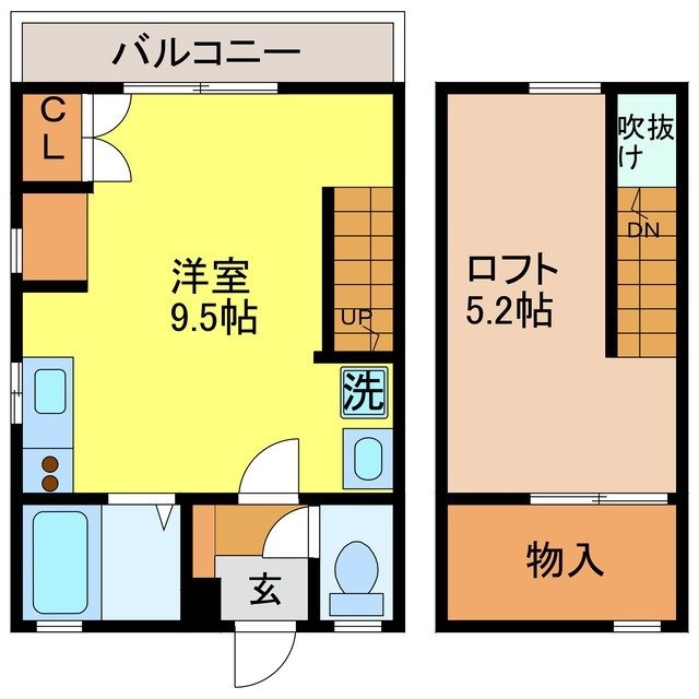 クレセント大手の物件間取画像