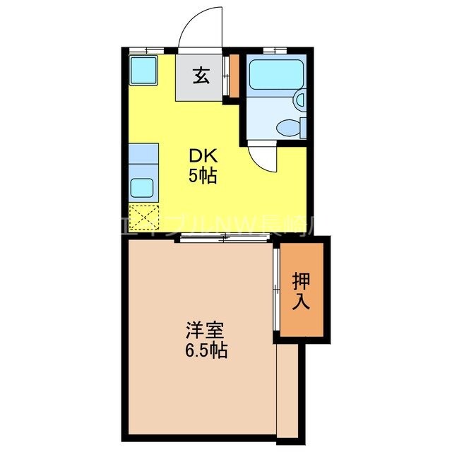 ヒルサイド西山の物件間取画像