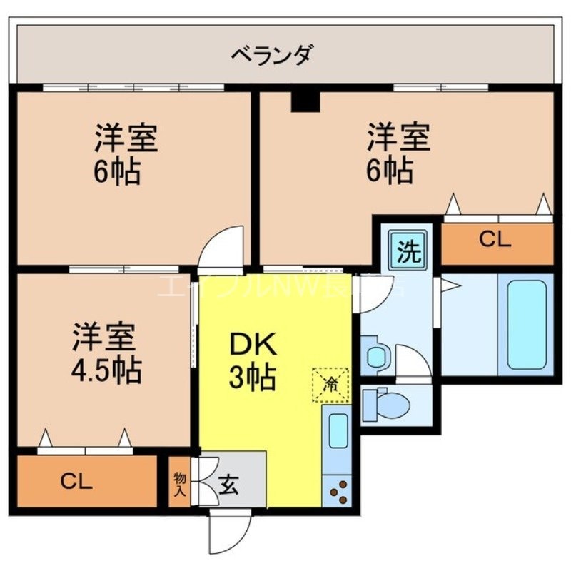 筑後屋柴田ビルの物件間取画像