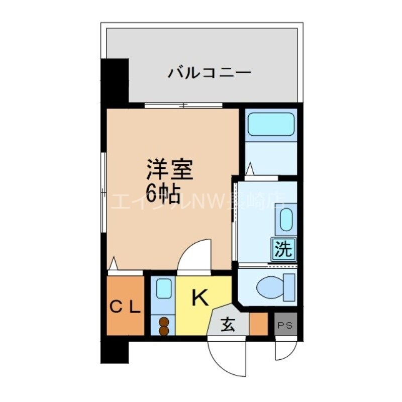 Grus活水通りの物件間取画像