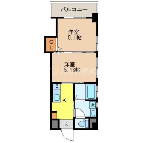 ウィング壱号舘の物件間取画像