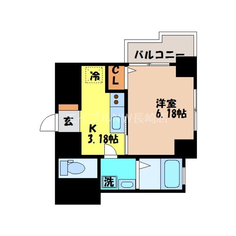 ウィング弐号舘の物件間取画像