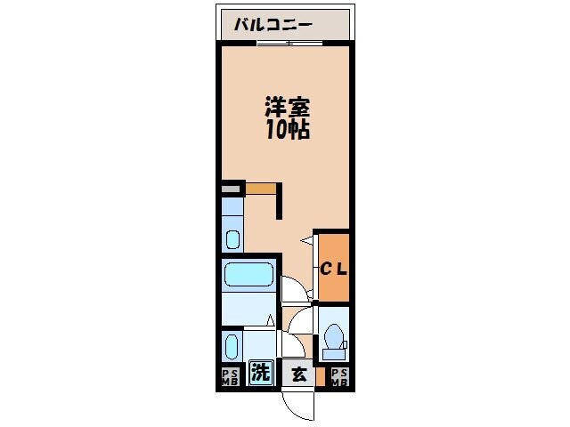 エスポワール若草の物件間取画像