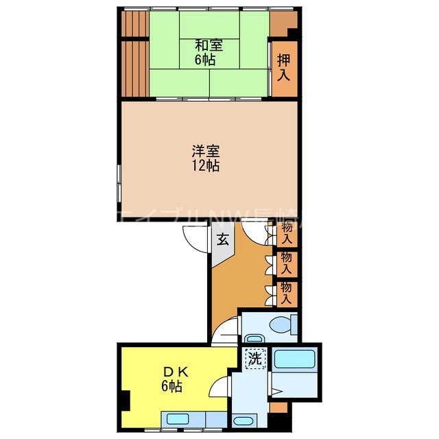 住吉駅 徒歩1分 5階の物件間取画像