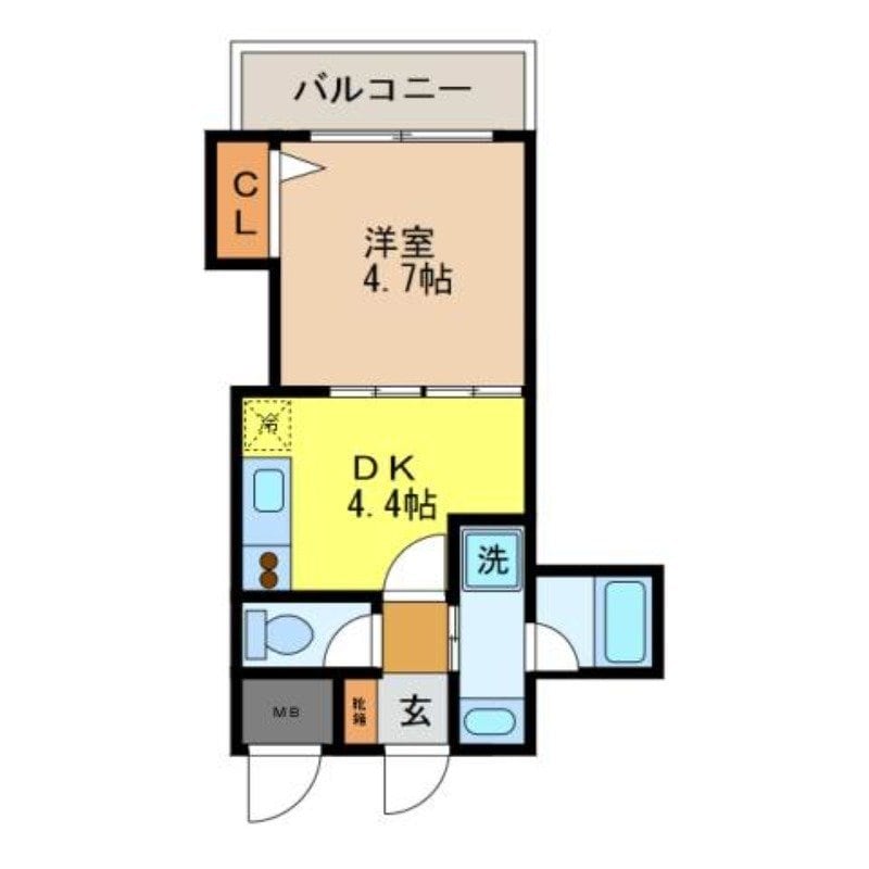 L･FLORE五島町の物件間取画像