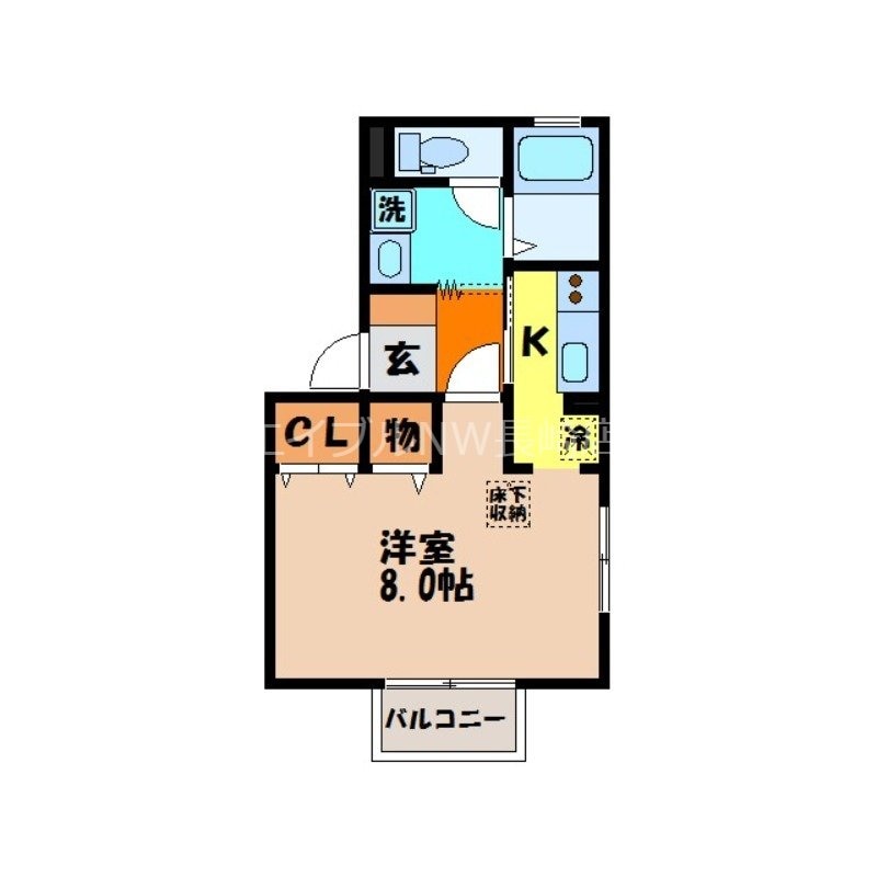 ビューコーポHARUＶの物件間取画像