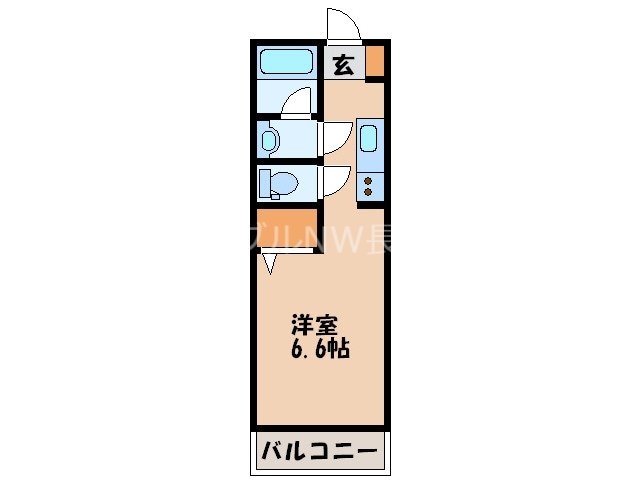 エイジス赤迫の物件間取画像