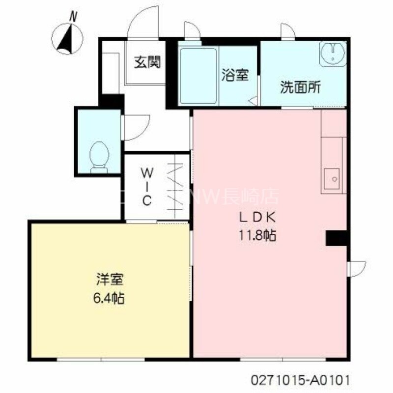 ブランシェ金谷の物件間取画像