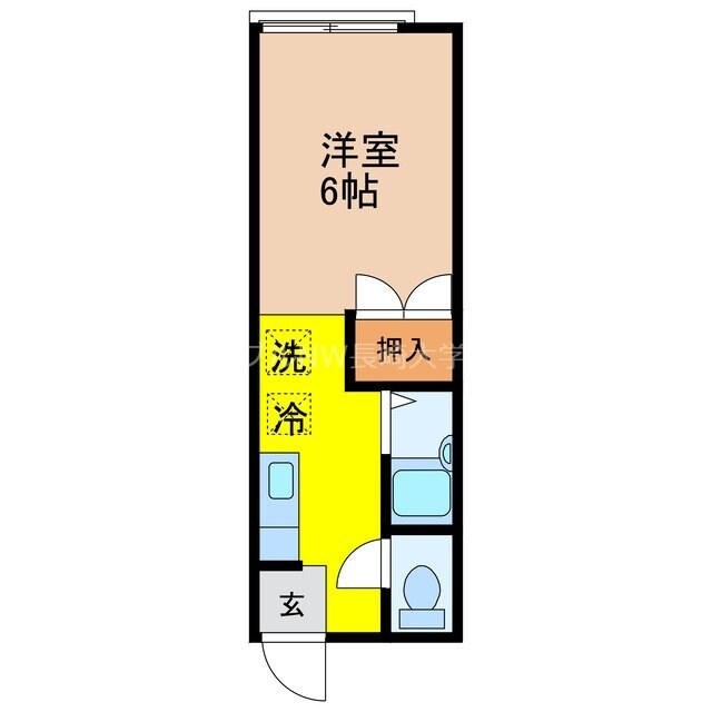 崇福寺駅 徒歩30分 2階の物件間取画像