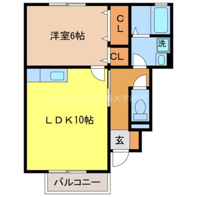 コンフォールの物件間取画像