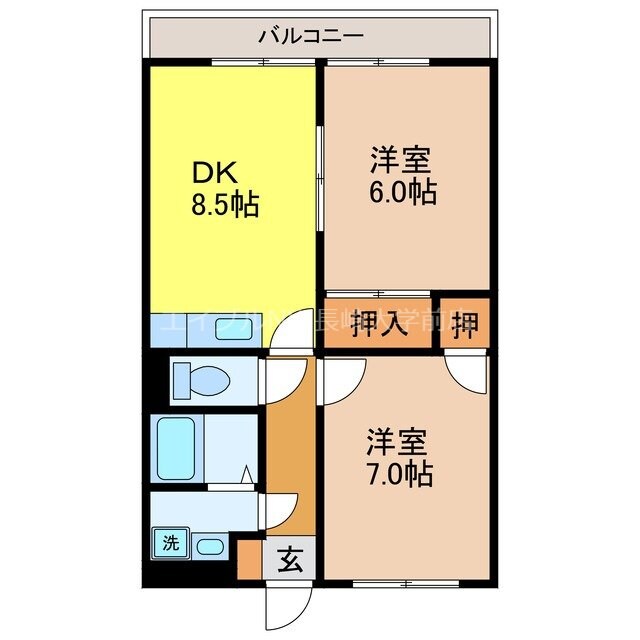 ミューシャの物件間取画像