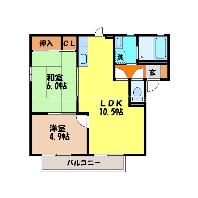 ディアスMS　A棟の物件間取画像