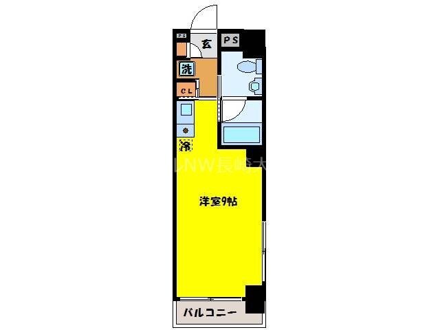 COCO今博多の物件間取画像