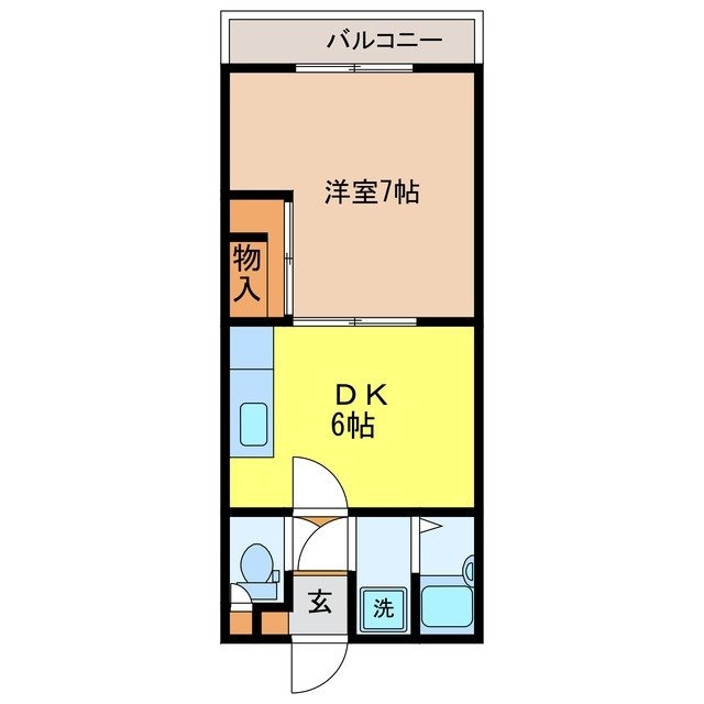 コリーヌ愛宕の物件間取画像