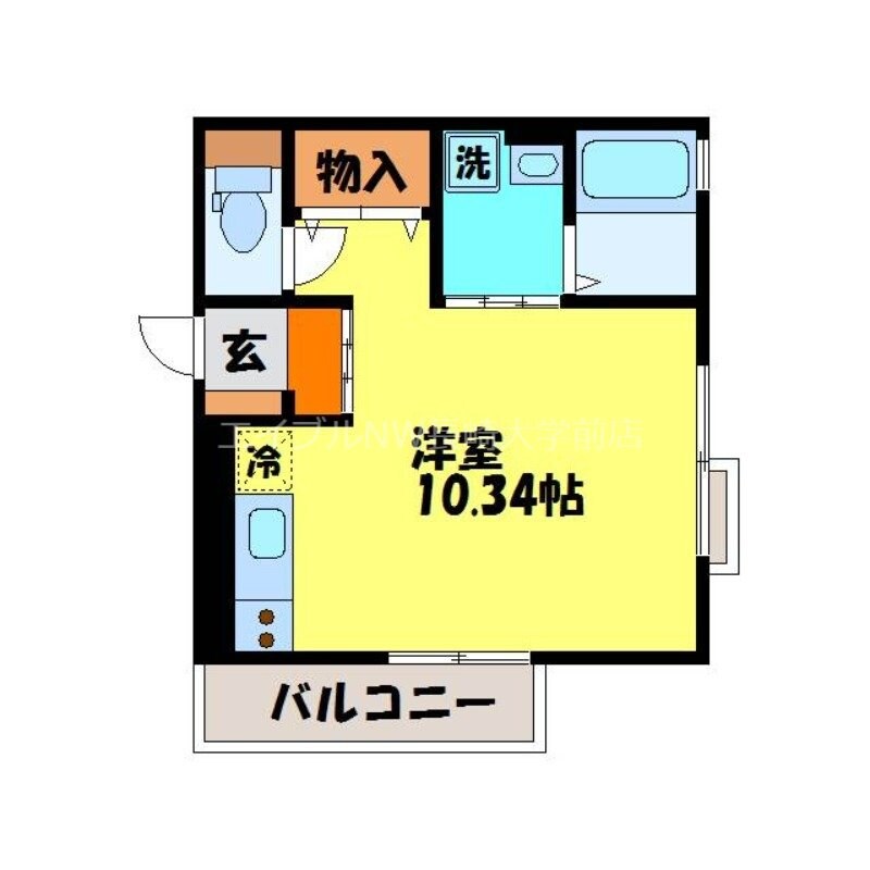 ビジュービスタⅣの物件間取画像