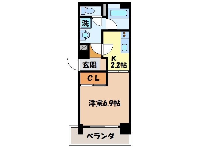 ブラン・ネージュ おおはしの物件間取画像