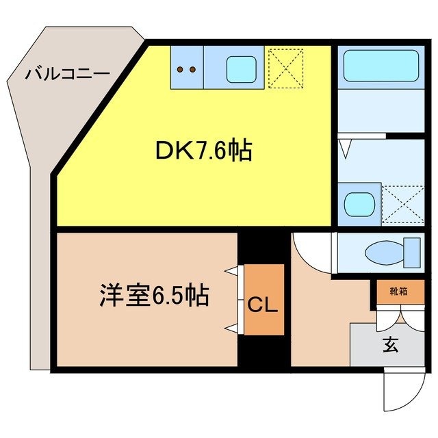 浦上駅 徒歩4分 4階の物件間取画像