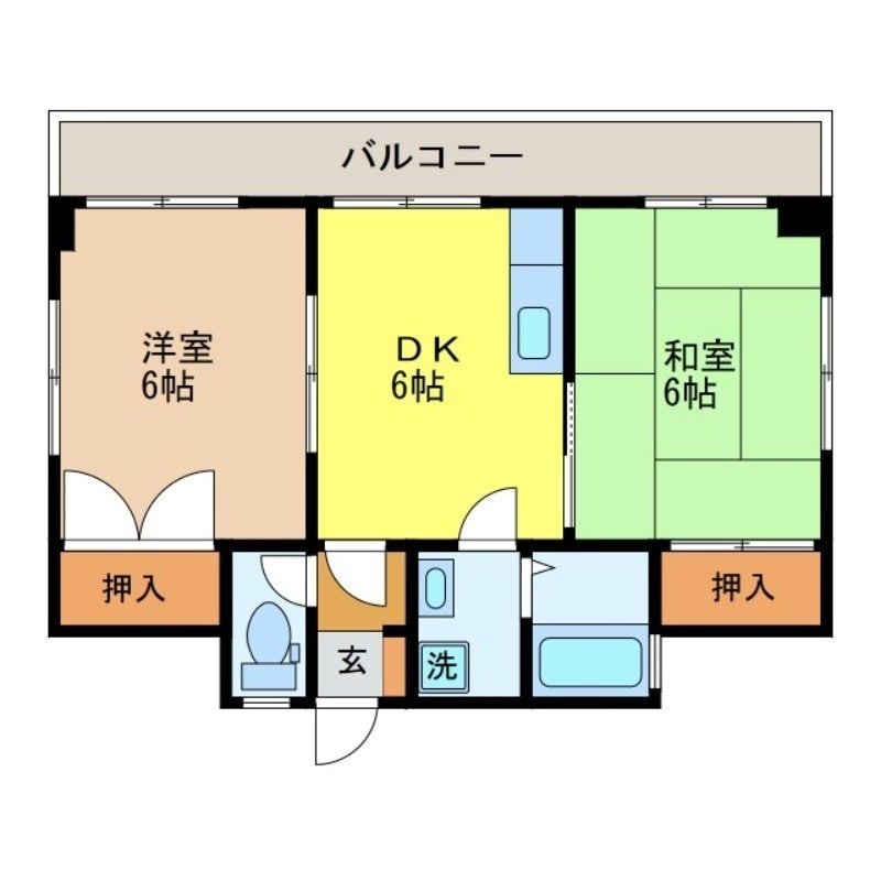 チャームハイツの物件間取画像