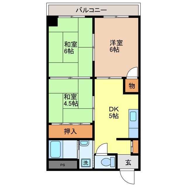 サンシャイン富士見の物件間取画像