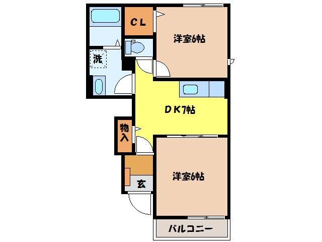 メゾンド・隆盛園Ⅰの物件間取画像