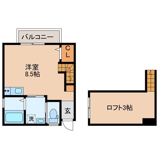 アメニティ東小島Ⅰの物件間取画像