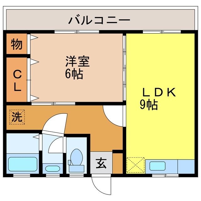 白木荘の物件間取画像