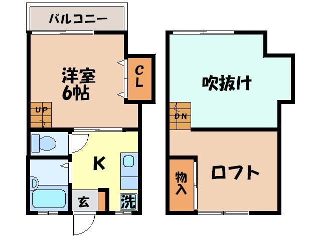 ブルーハイツ辻町の物件間取画像