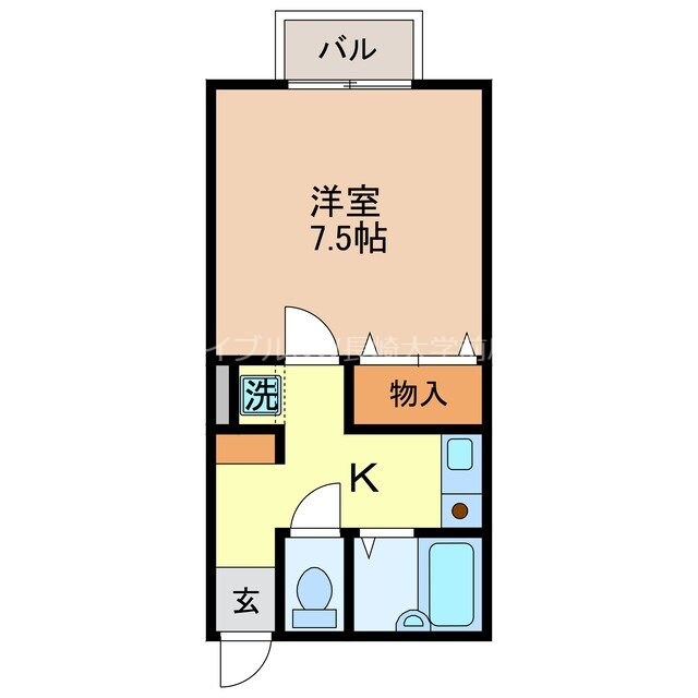 セジュール辻本Ⅱの物件間取画像